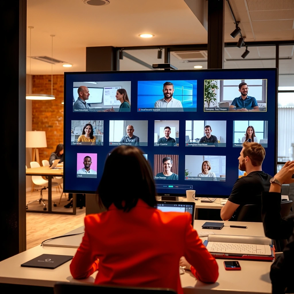 Global team collaboration across continents